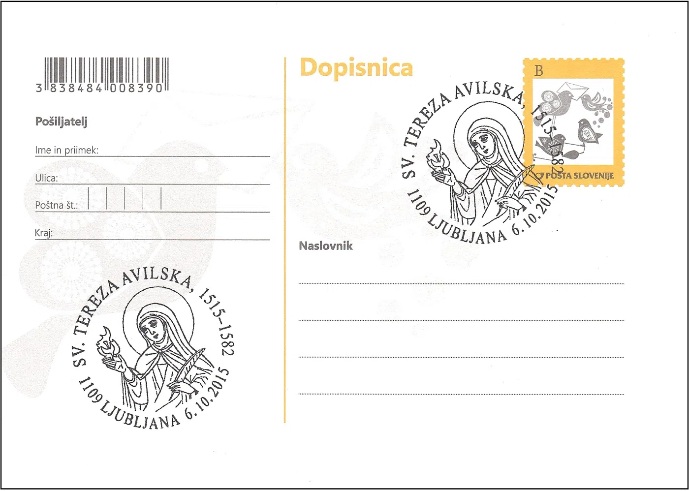 SV. TEREZA AVILSKA 1515 - 1582